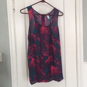 Floral tank top